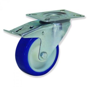 Rueda giratoria con freno superlast Gayner diametro 100 mm. MPG4 100 NSR4-FD codigo 34-092/64-FD - Imagen 1