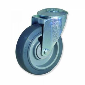 Rueda giratoria caucho Gayner diametro 200 mm. MTG4 200 PCEB4 codigo 34-088/07