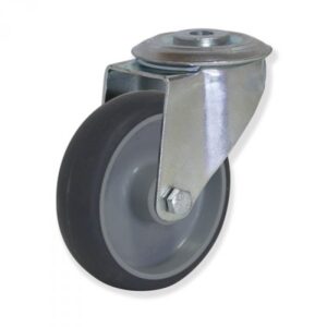 Rueda giratoria con freno termotex Gayner diametro 100 mm. MTG4 100 TXT4-FD codigo 34-082/9-FD - Imagen 1