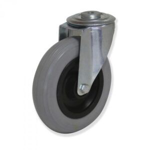 Rueda giratoria espuma poliuretano Gayner diametro 200 mm. MTG4 200 PPIB3  codigo 34-086/90