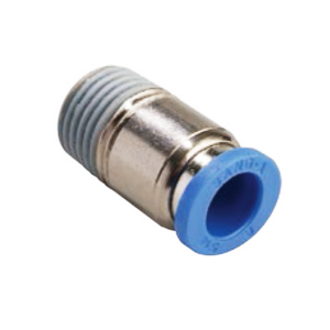 Racor recto cilindrico tubo macho D-4 1/4" Sang-A POC 04-02