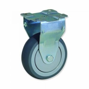 Rueda fija caucho Gayner diametro 80 mm. SPF3 080 PSB3 codigo 33-969/4