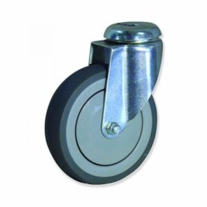 Rueda giratoria caucho Gayner diametro 100 mm. STG3 100 PSB3 codigo 33-962