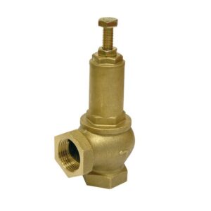 Valvula de seguridad regulable laton con rosca 1" escape conducido