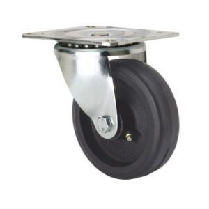 Rueda goma giratoria  Alex diametro 125 mm. modelo 4-1297