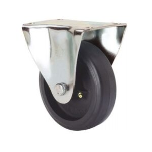 Rueda goma fija  Alex diametro 125 mm. modelo 4-1298 - Imagen 1