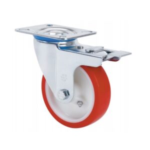 Rueda poliuretano giratoria con freno Alex diametro 150 mm. modelo 2-2019