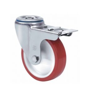 Rueda poliuretano giratoria con freno Alex diametro 200 mm. modelo 2-3478 - Imagen 1