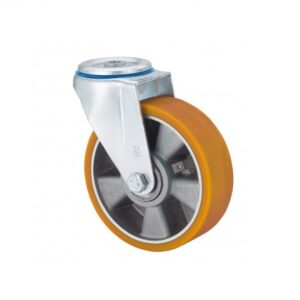 Rueda poliuretano giratoria  Alex diametro 160 mm. modelo 2-2540