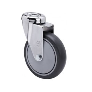 Rueda goma giratoria  Alex diametro 125 mm. modelo 2-2669