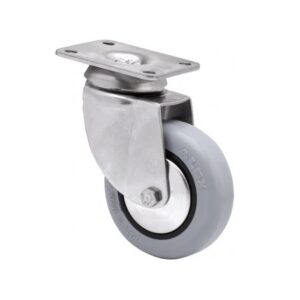 Rueda goma giratoria Alex diametro 100 mm. modelo 2-3040