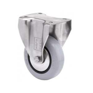 Rueda goma fija  Alex diametro 100 mm. modelo 2-3042