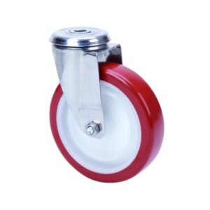 Rueda poliuretano giratoria  Alex diametro 100 mm. modelo 2-3102