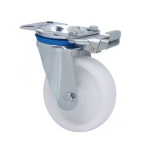 Rueda poliamix giratoria con bloqueo direccional Alex diametro 200 mm. modelo 2-3345