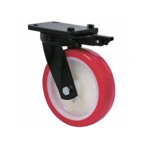 Rueda poliuretano giratoria con bloqueo direccional Alex diametro 150 mm. modelo 2-3363