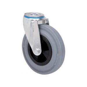 Rueda goma giratoria  Alex diametro 160 mm. modelo 2-3410