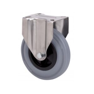 Rueda goma fija  Alex diametro 200 mm. modelo 2-3420