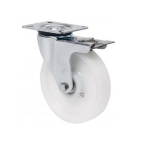 Rueda nylon-poliamida giratoria con freno Alex diametro 150 mm. modelo 2-3875