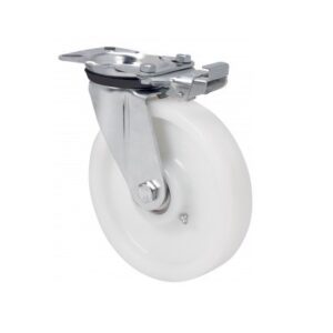 Rueda nylon-poliamida giratoria con bloqueo direccional Alex diametro 150 mm. modelo 2-3884