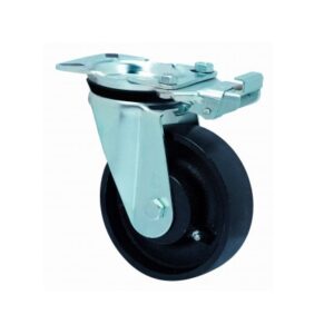 Rueda acero giratoria con bloqueo direccional Alex diametro 150 mm. modelo 2-3892