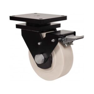 Rueda nylon giratoria con freno Alex diametro 300 mm. modelo 2-4256