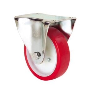 Rueda poliuretano fija  Alex diametro 125 mm. modelo 4-0265