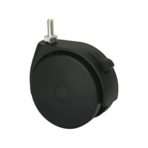 Rueda poliamida giratoria con freno Alex diametro 120 mm. modelo 4-1330 - Imagen 1