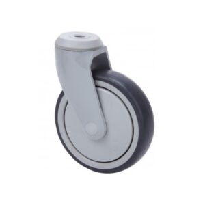 Rueda goma giratoria  Alex diametro 100 mm. 4-1602