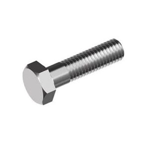 Tornillo acero zincado DIN-931 M-12x50 mm.