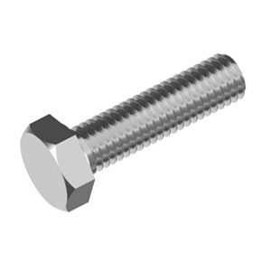 Tornillo acero zincado DIN-933 M-27x65 mm.