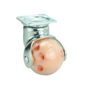 Rueda PVC giratoria Alex diametro 50 mm. modelo 1-0510