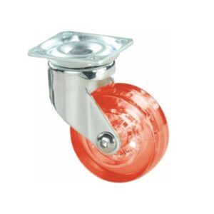 Rueda policarbonato giratoria  Alex diametro 75 mm. modelo 1-0514