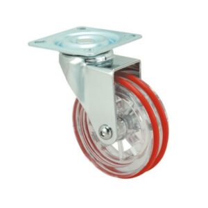 Rueda policarbonato giratoria  Alex diametro 75 mm. modelo 1-0523