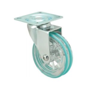 Rueda policarbonato giratoria  Alex diametro 75 mm. modelo 1-0526