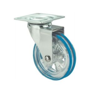 Rueda policarbonato giratoria  Alex diametro 75 mm. modelo 1-0527