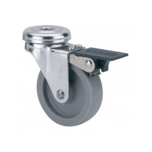Rueda polipropileno giratoria con freno Alex diametro 40 mm. modelo 1-0544
