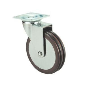 Rueda madera giratoria  Alex diametro 100 mm. modelo 1-0576