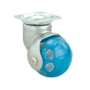 Rueda PVC giratoria Alex diametro 50 mm. modelo 1-0582