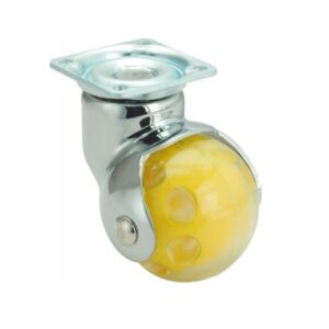 Rueda PVC giratoria Alex diametro 50 mm. modelo 1-0587