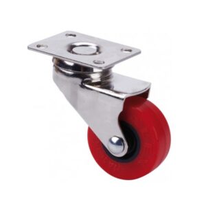 Rueda poliuretano giratoria  Alex diametro 40 mm. modelo 1-0743