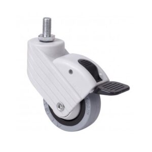 Rueda poliamix giratoria con freno Alex diametro 50 mm. modelo 1-0768