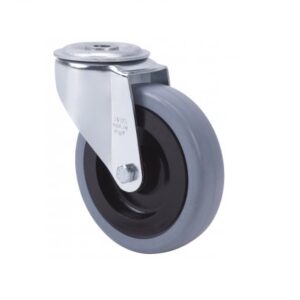 Rueda goma giratoria Alex diametro 100 mm. modelo 2-4093