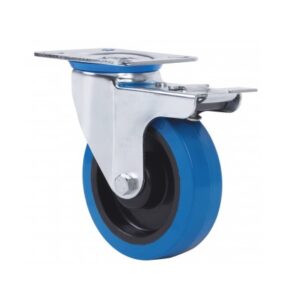 Rueda goma giratoria con freno Alex diametro 150 mm. modelo 2-4262