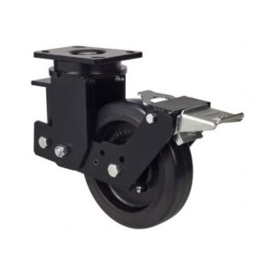 Rueda goma giratoria con freno Alex diametro 200 mm. modelo 2-3935