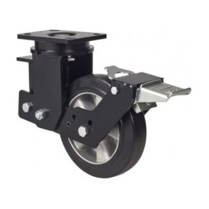 Rueda goma giratoria con freno Alex diametro 160 mm. modelo 2-3964