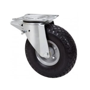 Rueda neumatica giratoria con freno Alex diametro 260 mm. modelo 4-0902