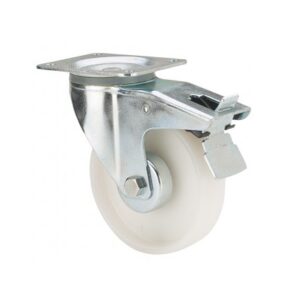 Rueda poliamix giratoria con freno Alex diametro 100 mm. modelo TW0053