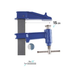 Aprieto Maxipress R-30 cm. Piher alcance 16 cm. llanta 40x10 cm. codigo 05030 - Imagen 2