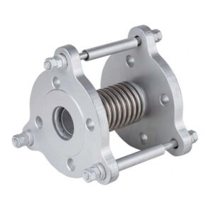 Junta de expansion metalica con camisa interior con bridas 1" DN-25 PN-16