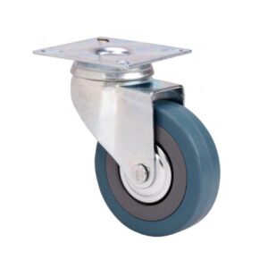 Rueda goma giratoria  Alex diametro 75 mm. modelo TW0079